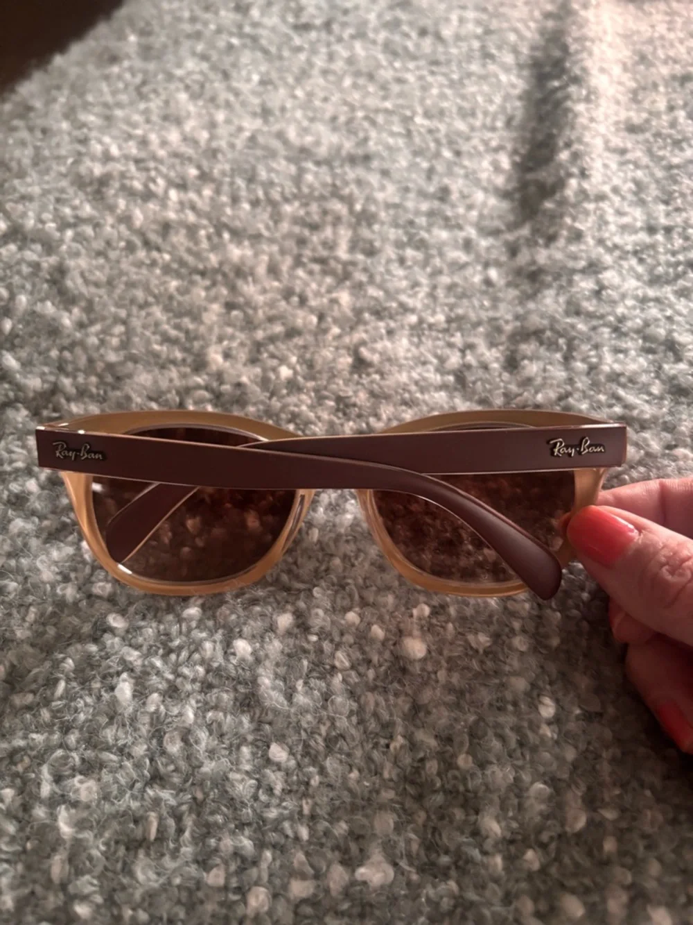 Ray-Ban Women's Brown Cat-Eye Sunglasses with Brown Lenses - Picture 7 of 9
